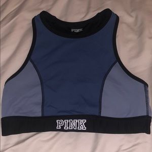 Pink reversible crop top/ sports bra
